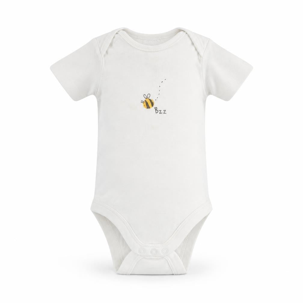 Lily & Dan Baby White Geometric  Babygrow One-Piece Size 6-9 Months