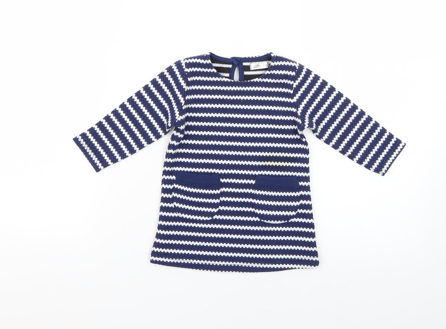 pepco Baby Multicoloured Striped  T-Shirt Dress  Size 6-9 Months