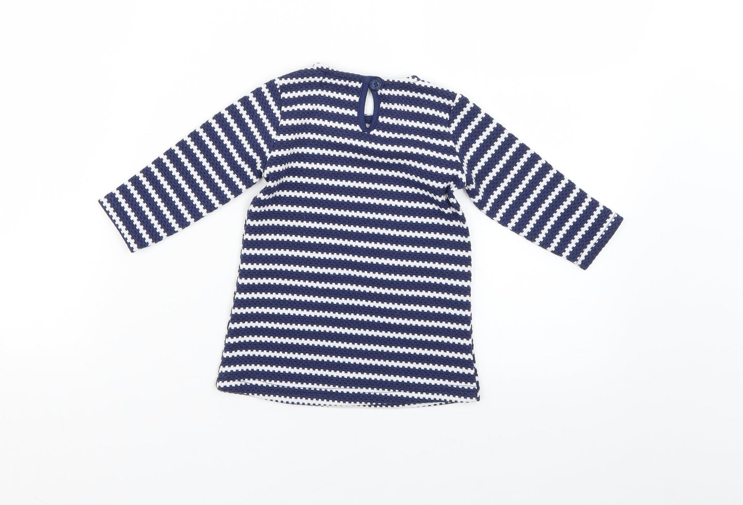 pepco Baby Multicoloured Striped  T-Shirt Dress  Size 6-9 Months