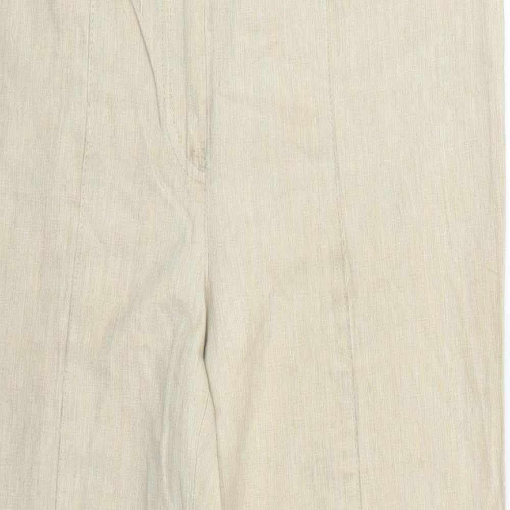 comfort Womens Beige   Trousers  Size 16 L24 in