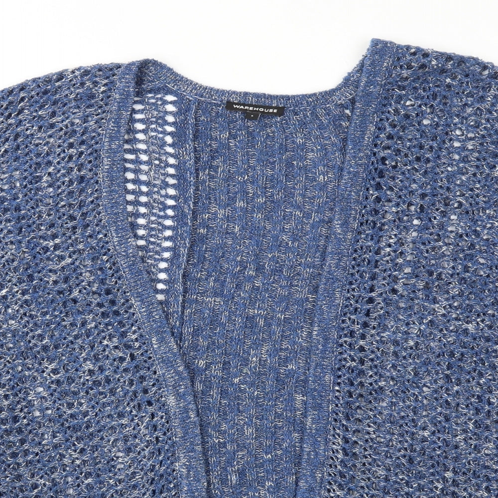 Warehouse Womens Blue   Cardigan Jumper Size S