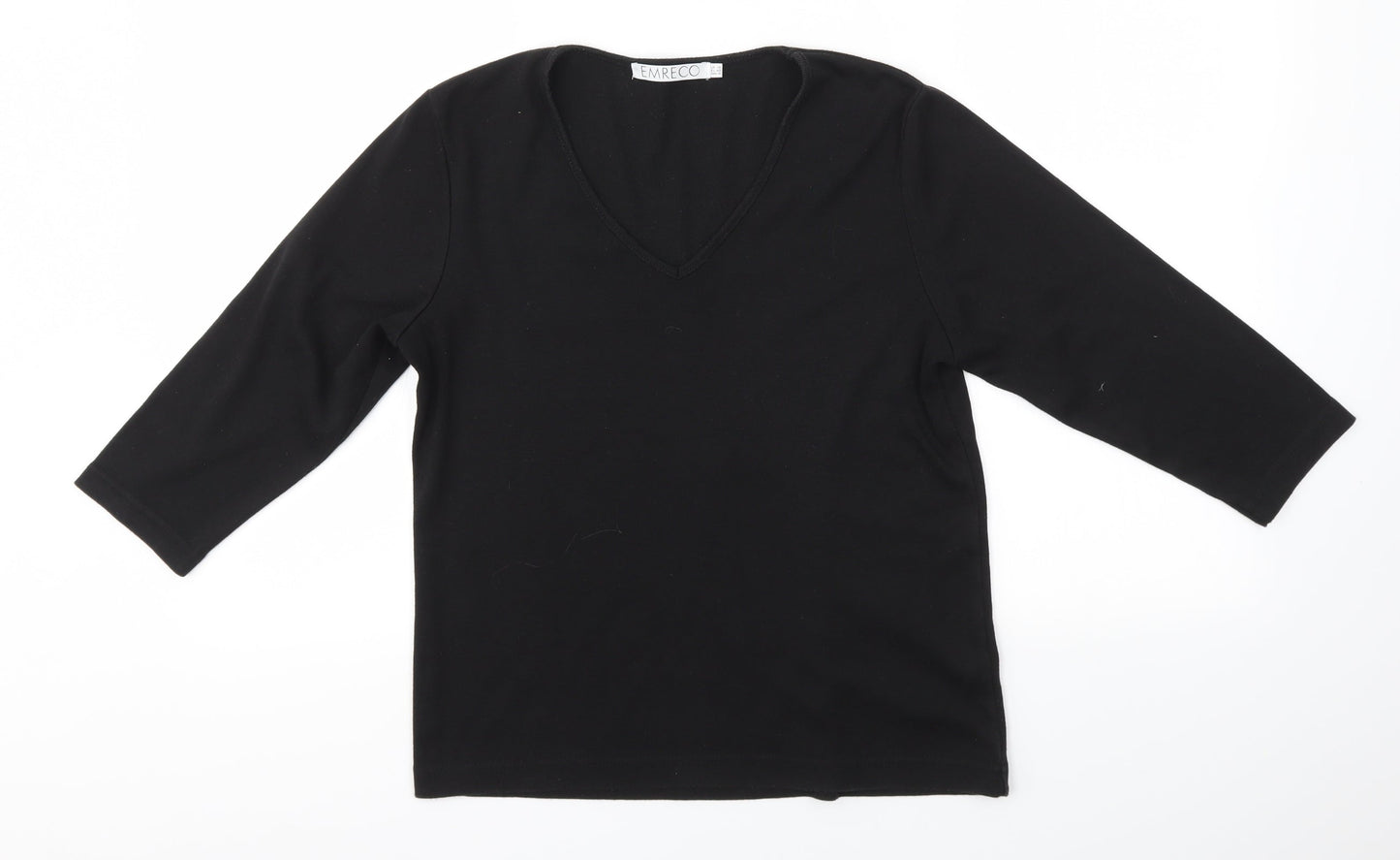 Emreco Womens Black   Pullover Jumper Size 14