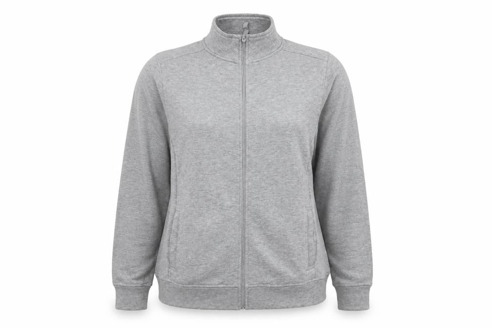Bonmarché Womens Grey   Full Zip Sweatshirt Size M