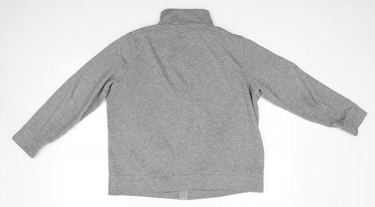 BM Womens Grey   Full Zip Sweatshirt Size M