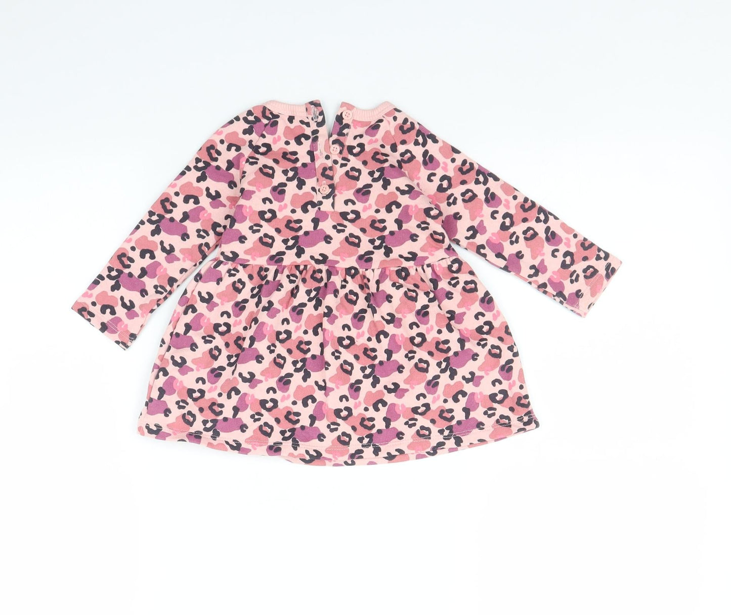 F&F Baby Pink Animal Print  Fit & Flare  Size 3-6 Months