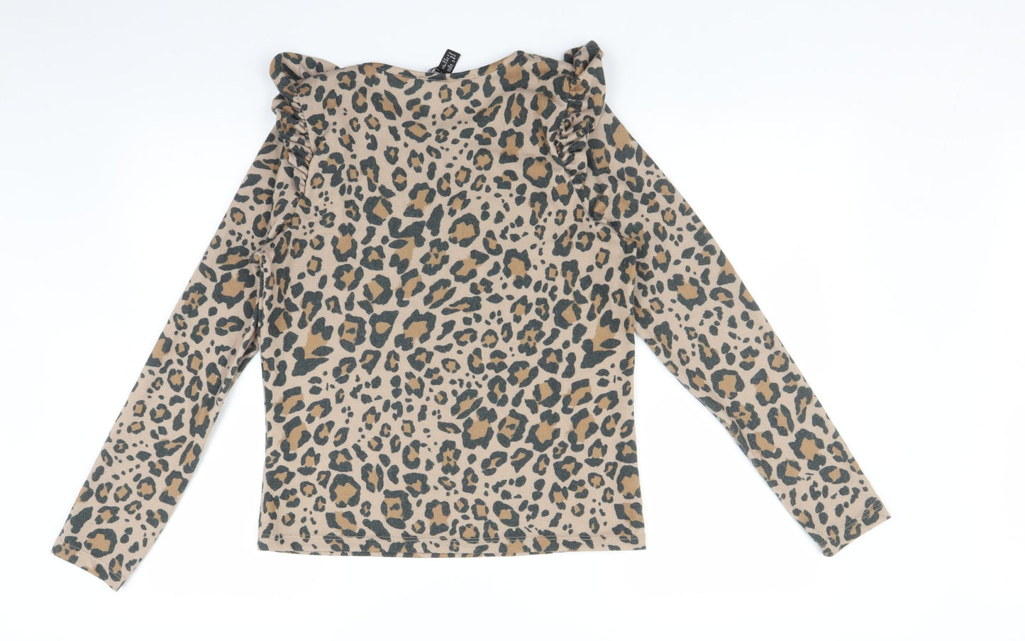 New Look Womens Multicoloured Animal Print  Pullover Jumper Size 12