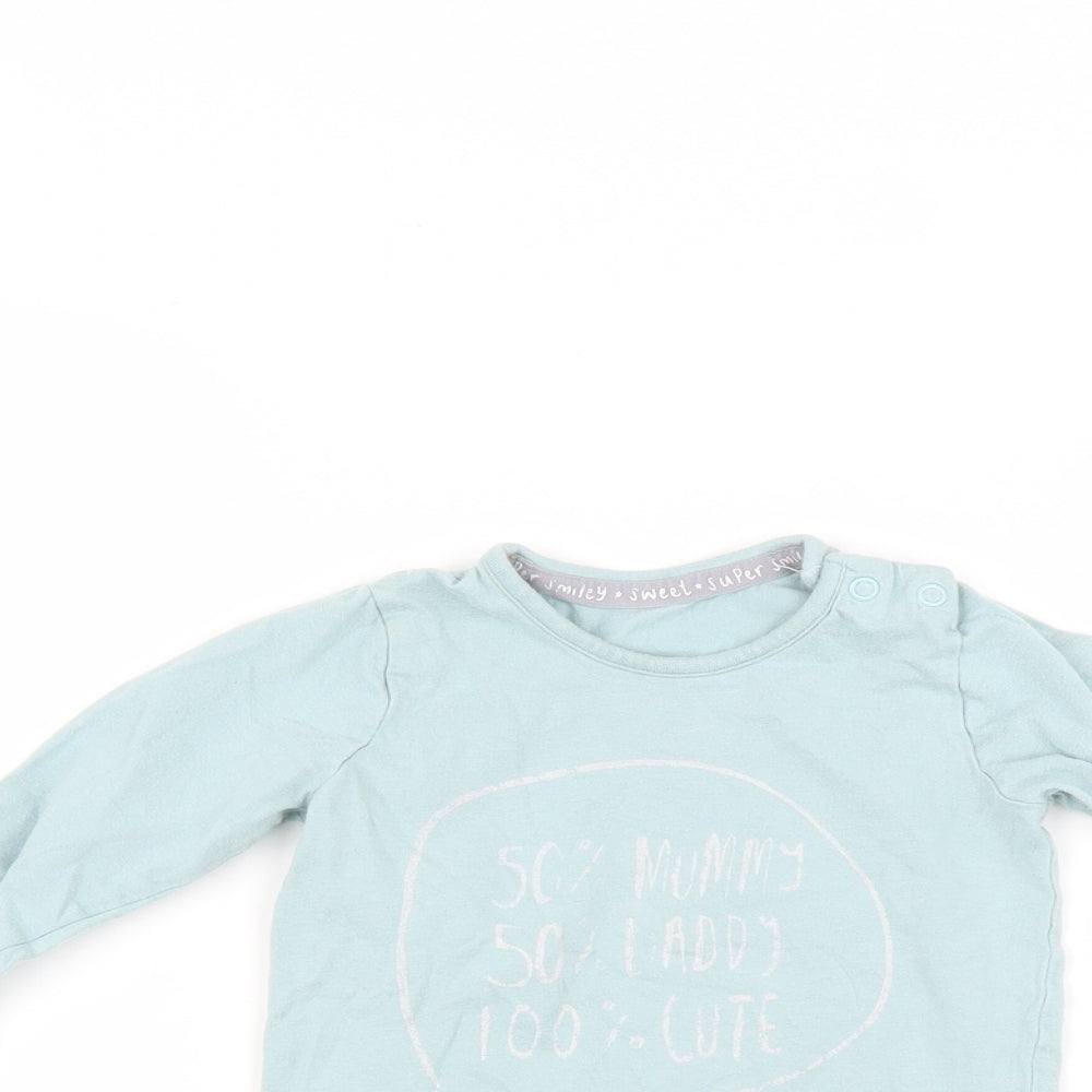 George Baby Blue   Basic T-Shirt Size 9-12 Months