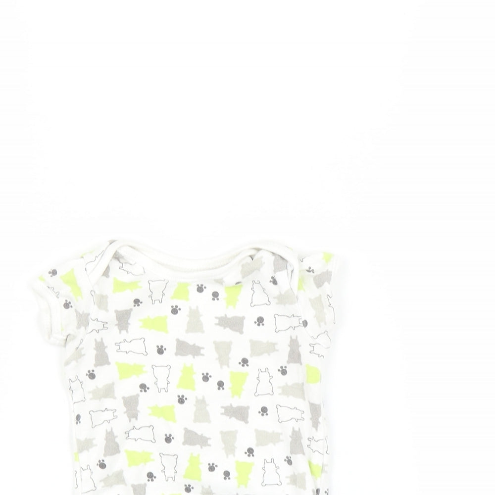 George Baby Multicoloured   Romper One-Piece Size 0-3 Months  - Bunny print