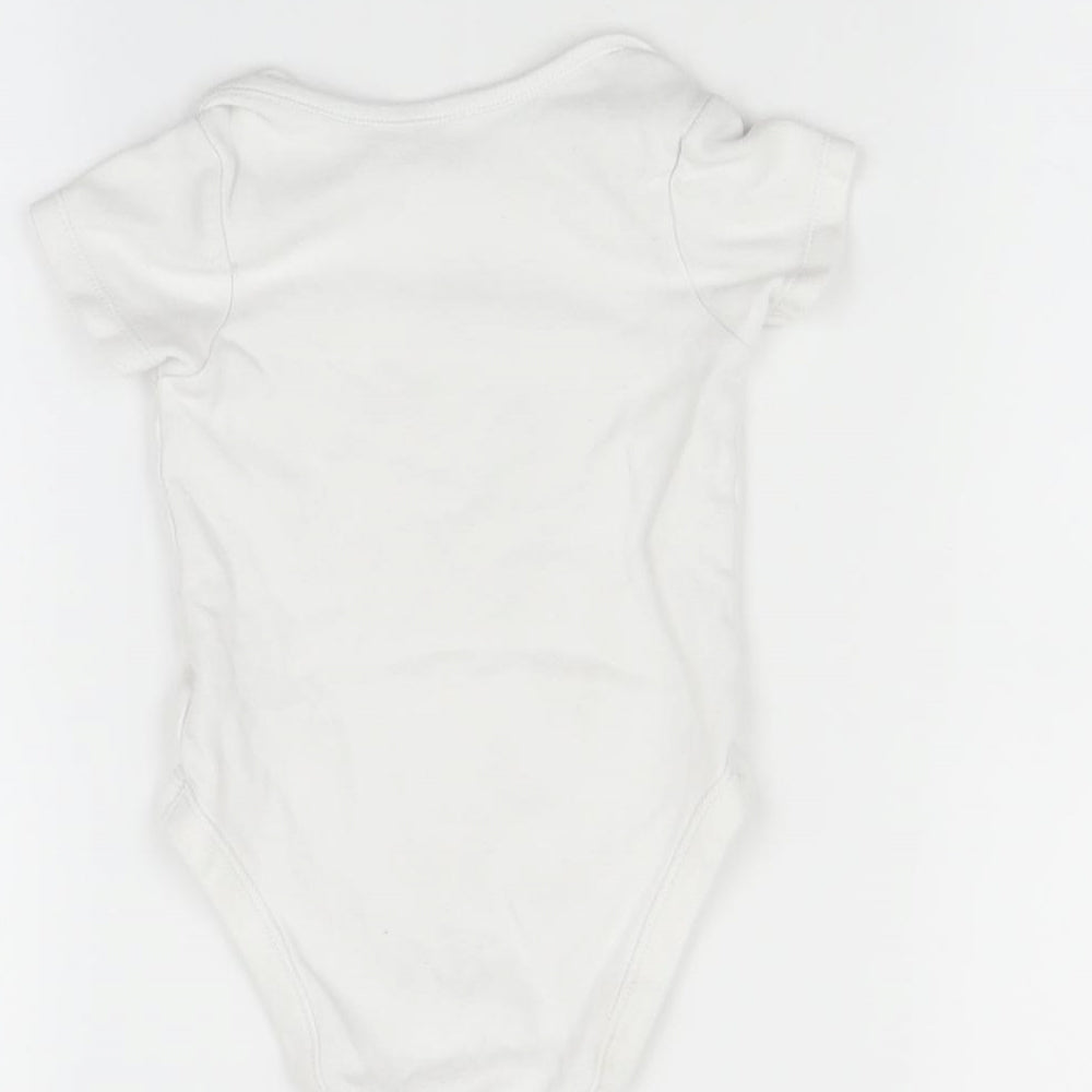 George Baby White   Babygrow One-Piece Size 9-12 Months  - Minnie Mouse