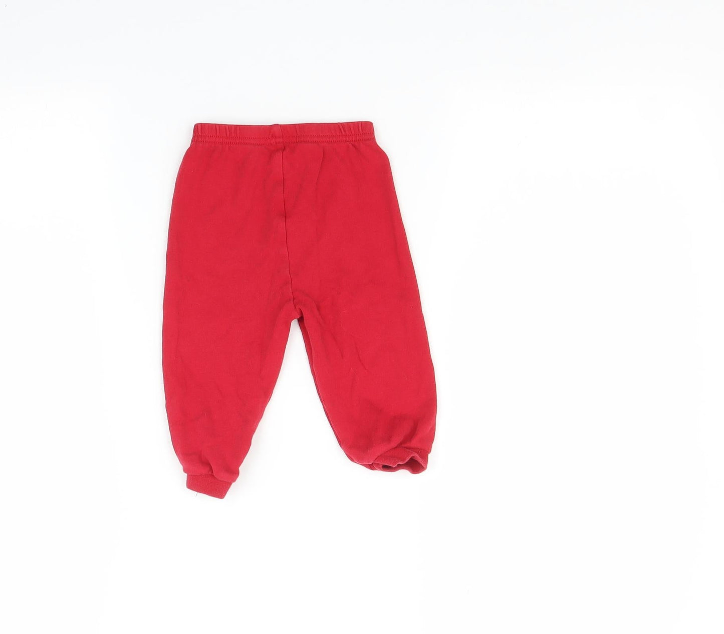 George Baby Red   Jogger Trousers Size 9 Months
