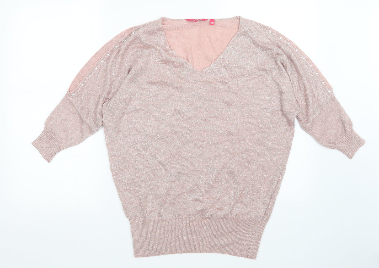 Together Womens Pink   Pullover Jumper Size 16