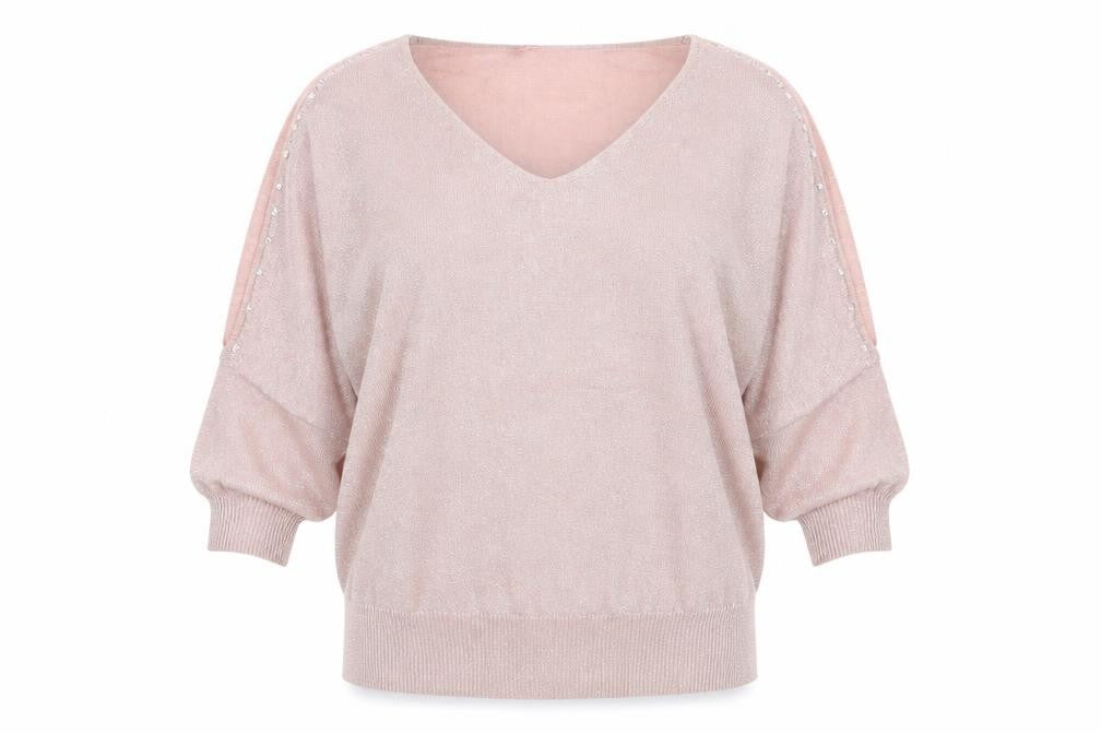Together Womens Pink   Pullover Jumper Size 16