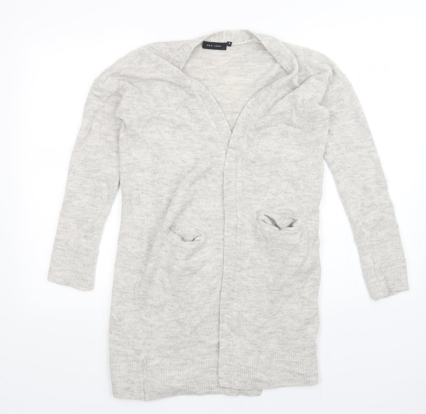 New Look Womens Grey   Cardigan Jumper Size S