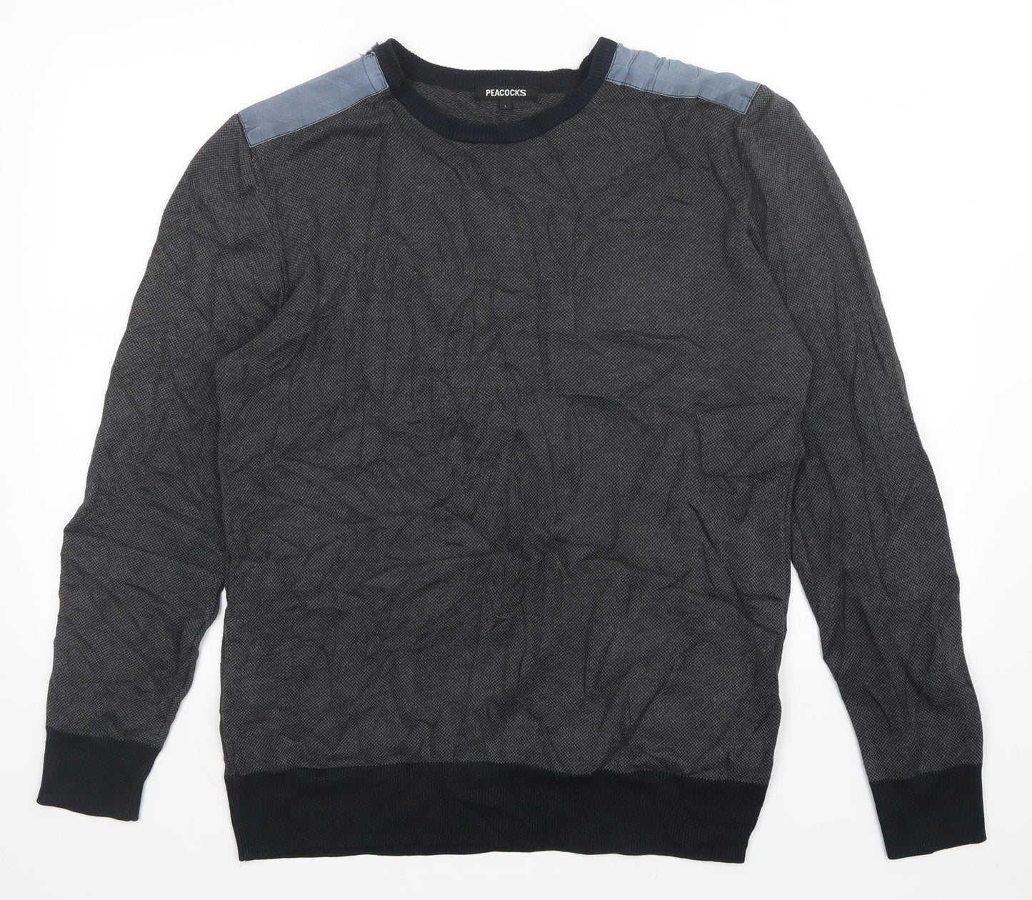 Peackos Womens Grey   Pullover Jumper Size L