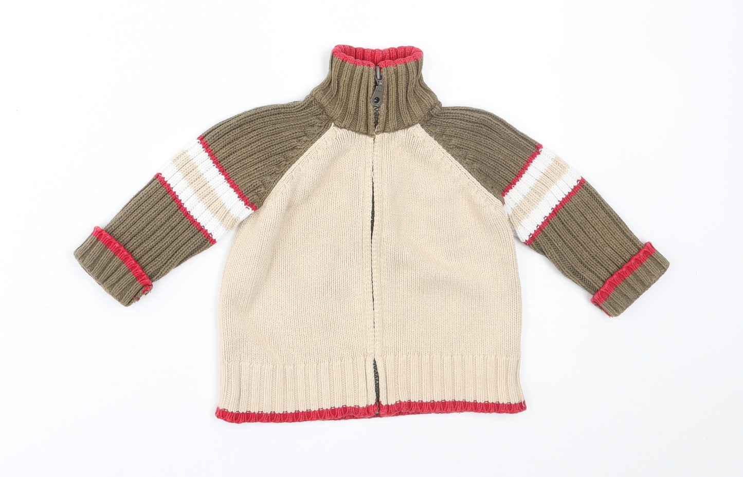 Early days Baby Beige   Full Zip Jumper Size 6-9 Months