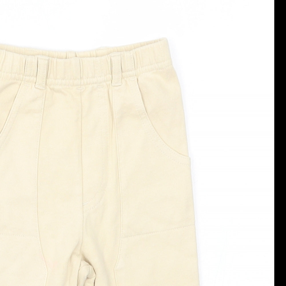George Baby Beige   Jogger Trousers Size 3-6 Months