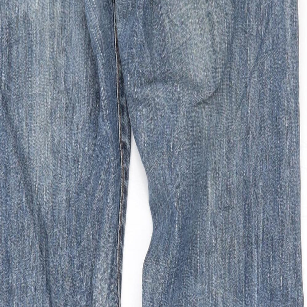 H&M Mens Blue   Straight Jeans Size 28 L28 in - sqin fit