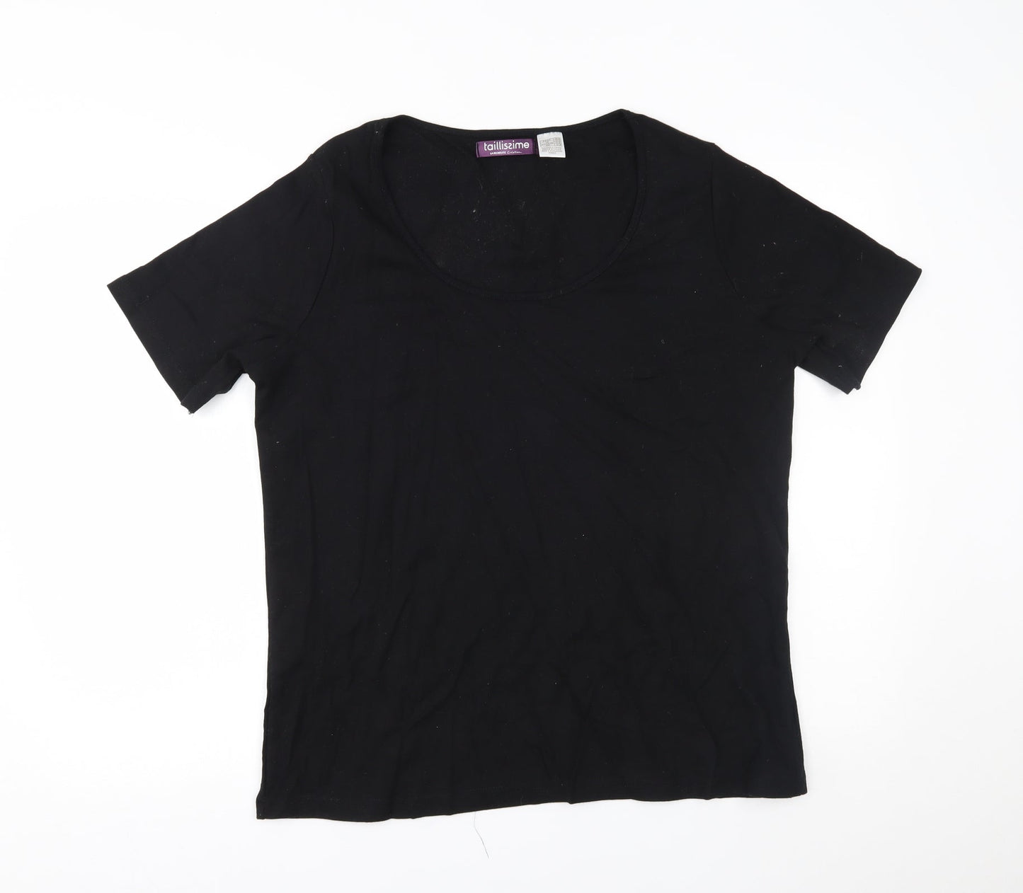 La Redoute Womens Black   Basic T-Shirt Size 16