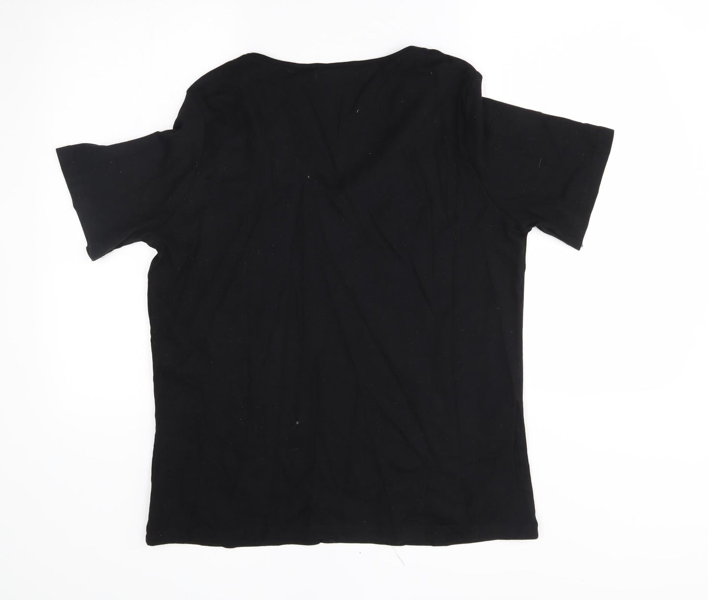 La Redoute Womens Black   Basic T-Shirt Size 16