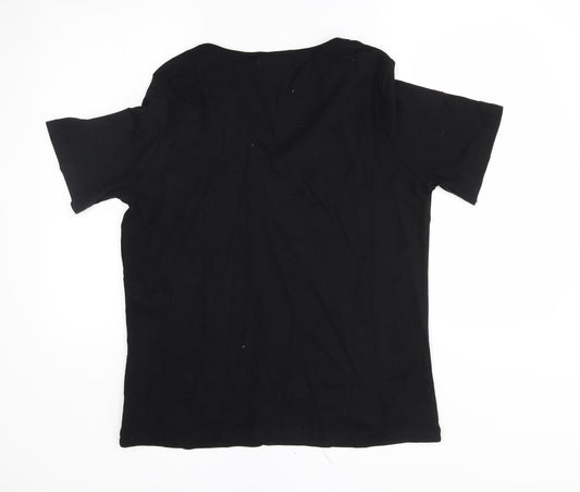 La Redoute Womens Black   Basic T-Shirt Size 16