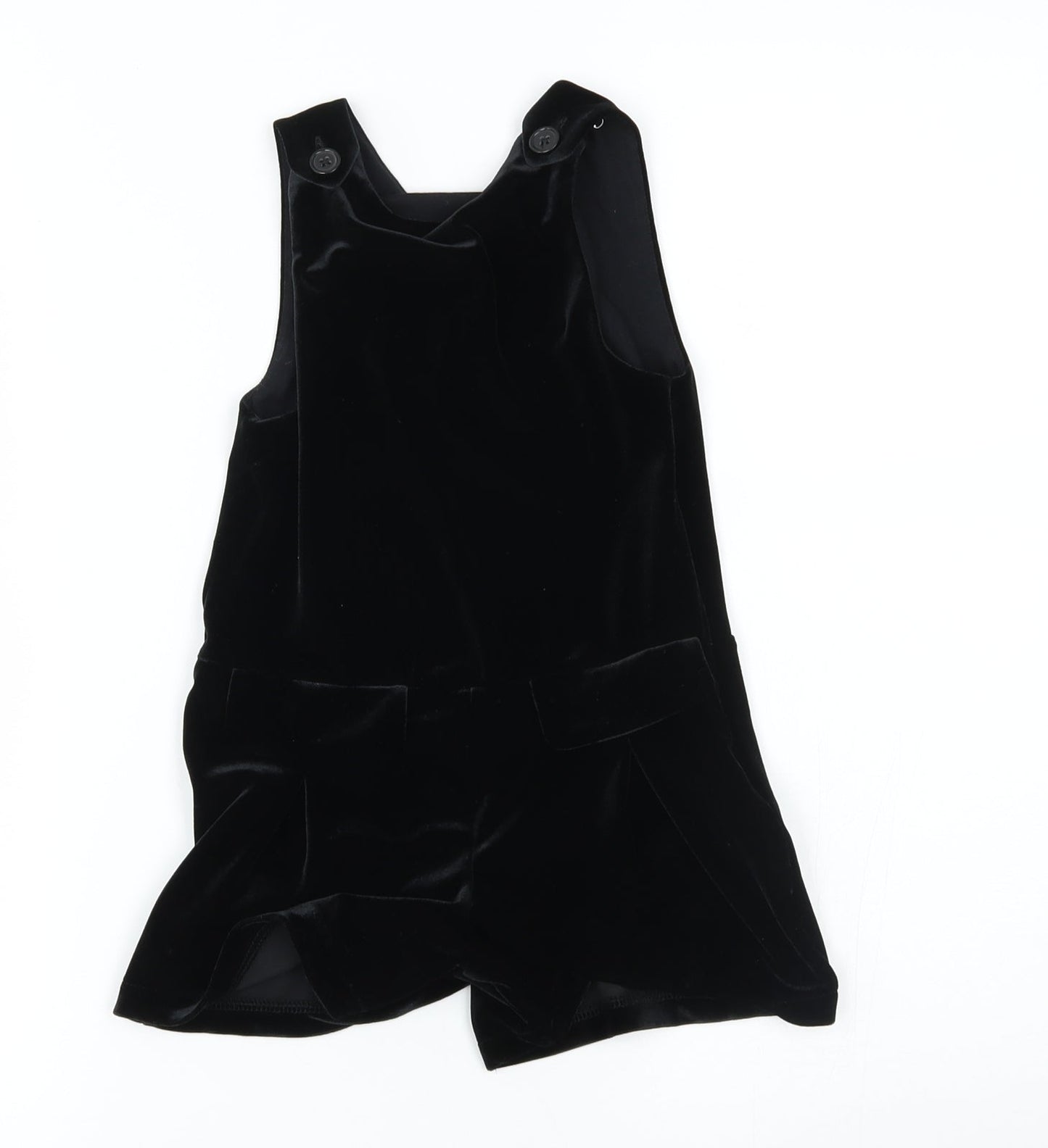 NEXT Girls Black   Dungaree One-Piece Size 3 Years