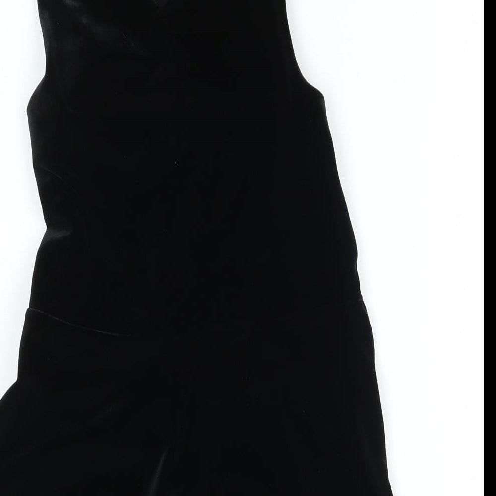 NEXT Girls Black   Dungaree One-Piece Size 3 Years