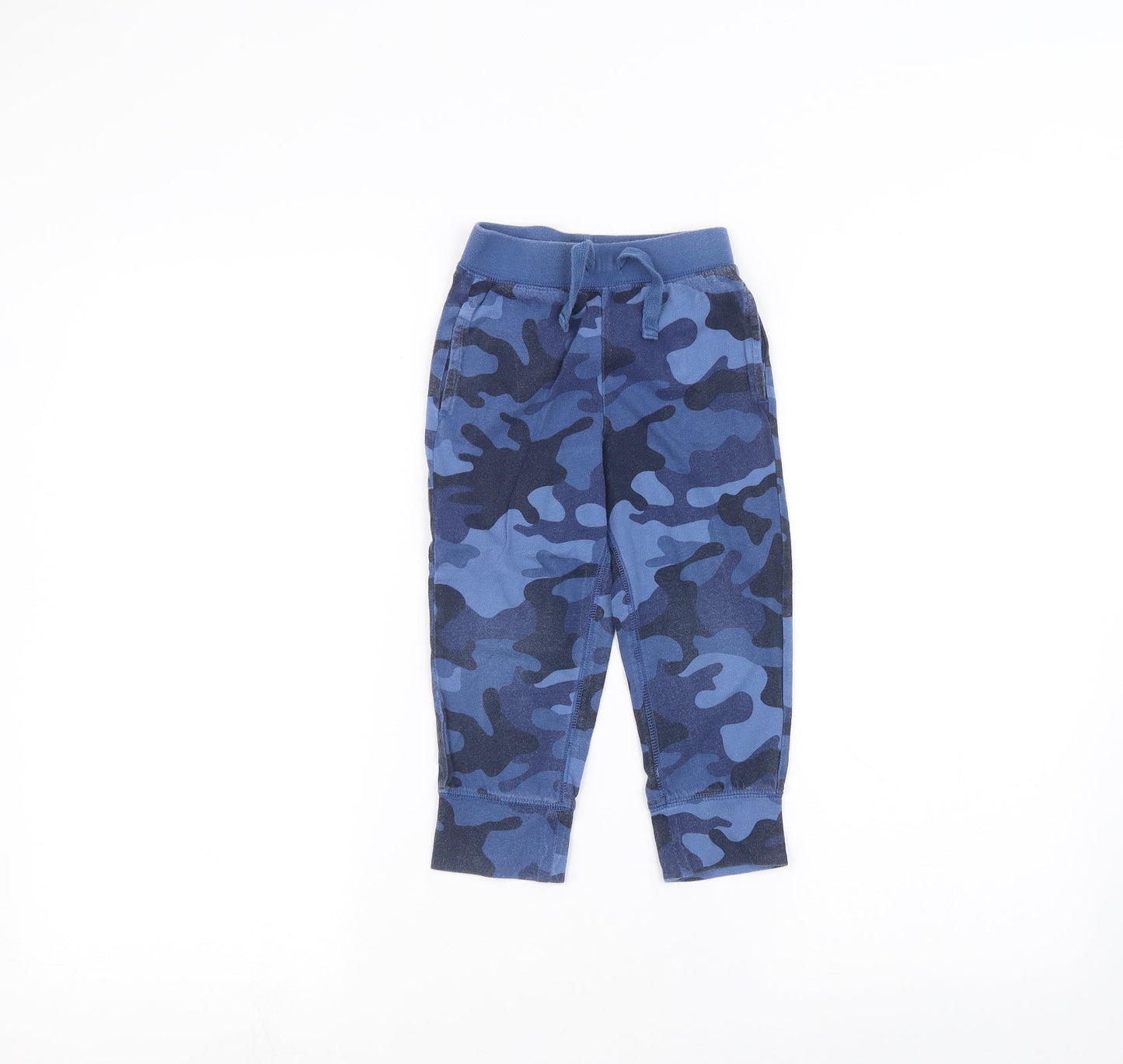 Gap Girls Blue Camouflage  Sweatpants Trousers Size 3 Years