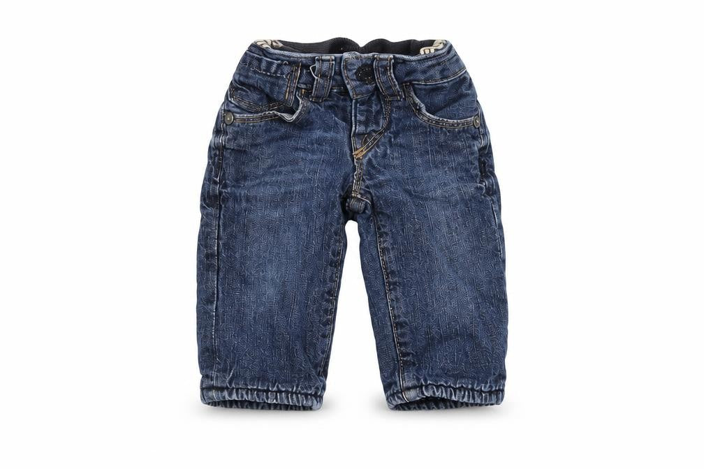 Front view of Gap Baby Blue Jeans, size 3-6, Months