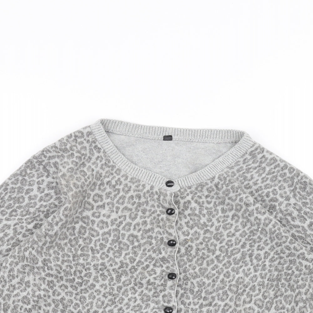 Preworn Womens Grey   Cardigan Jumper Size M
