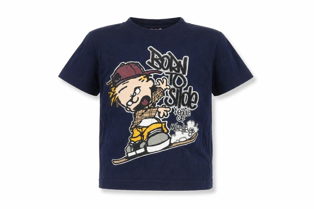 french spirit Boys Blue   Basic T-Shirt Size 2 Years