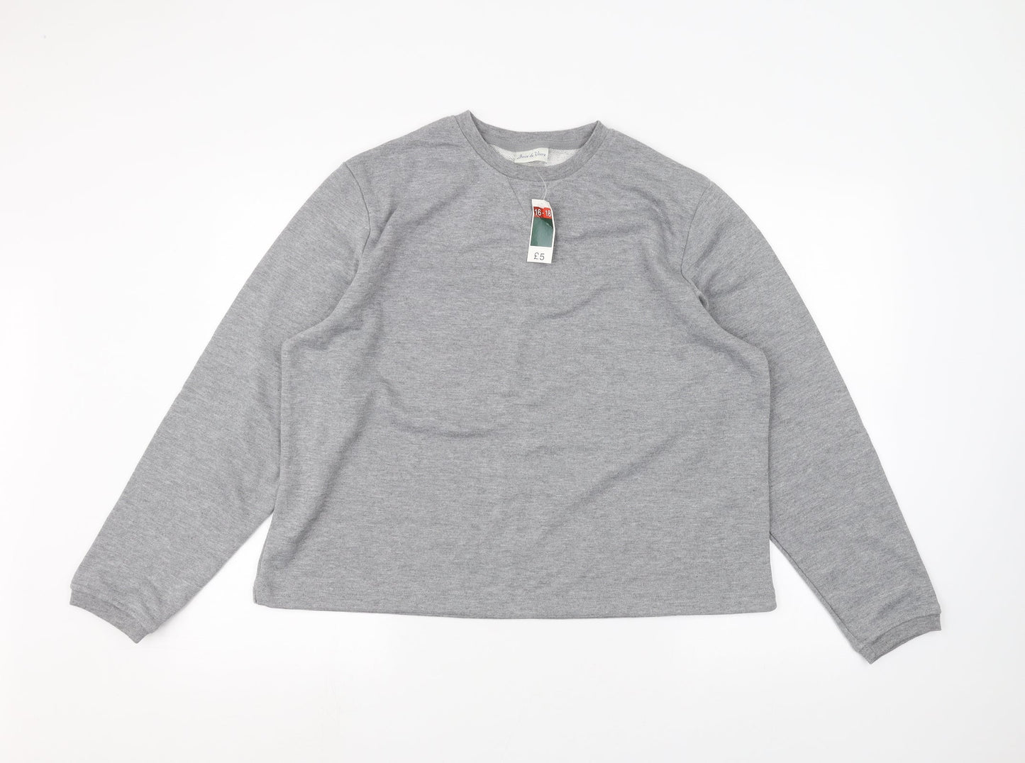 Joie de vivre Womens Grey   Pullover Jumper Size 16
