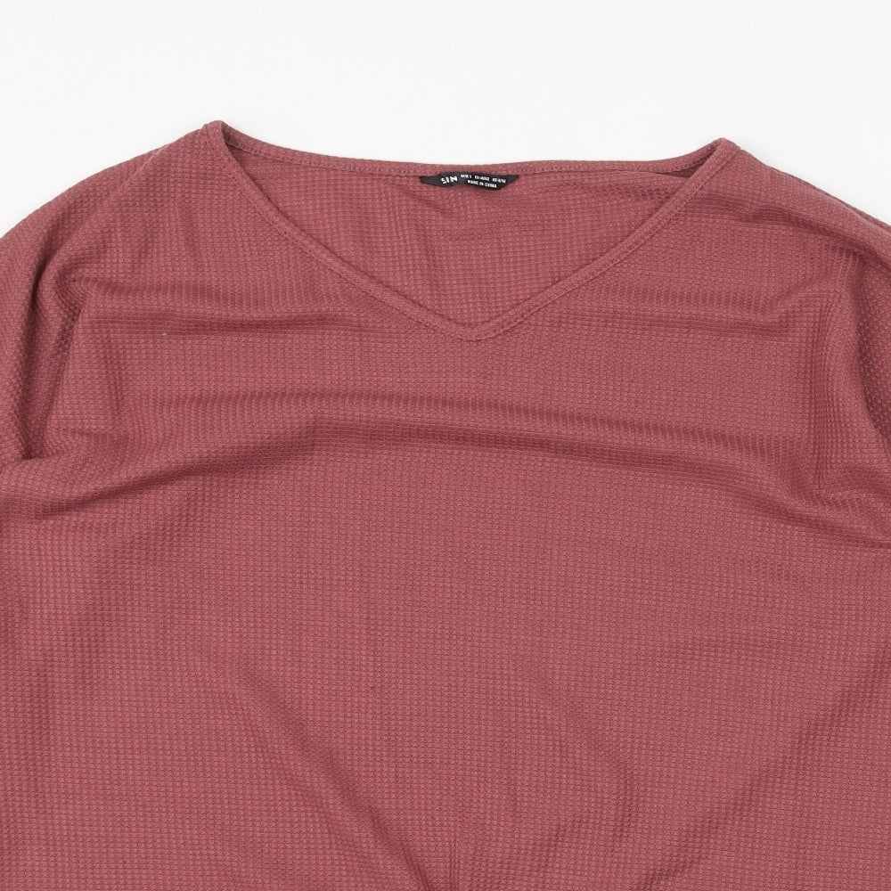 SheIn Womens Red   Pullover Jumper Size L