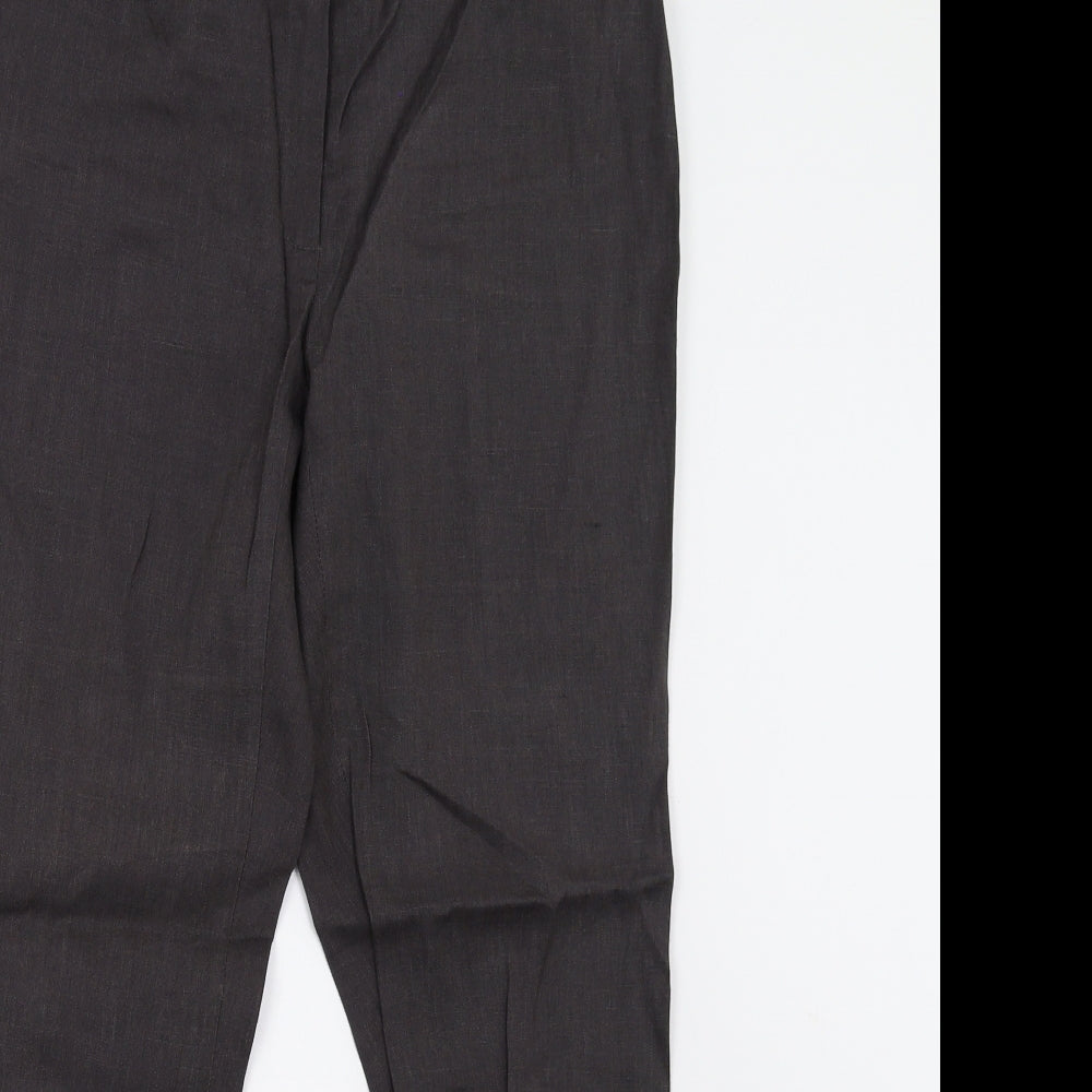 M&S Womens Grey   Trousers  Size 10 L26 in - Short