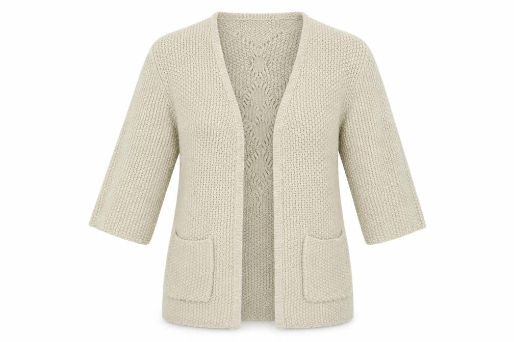 Urban Mist Womens Beige  Knit Cardigan Jumper Size L