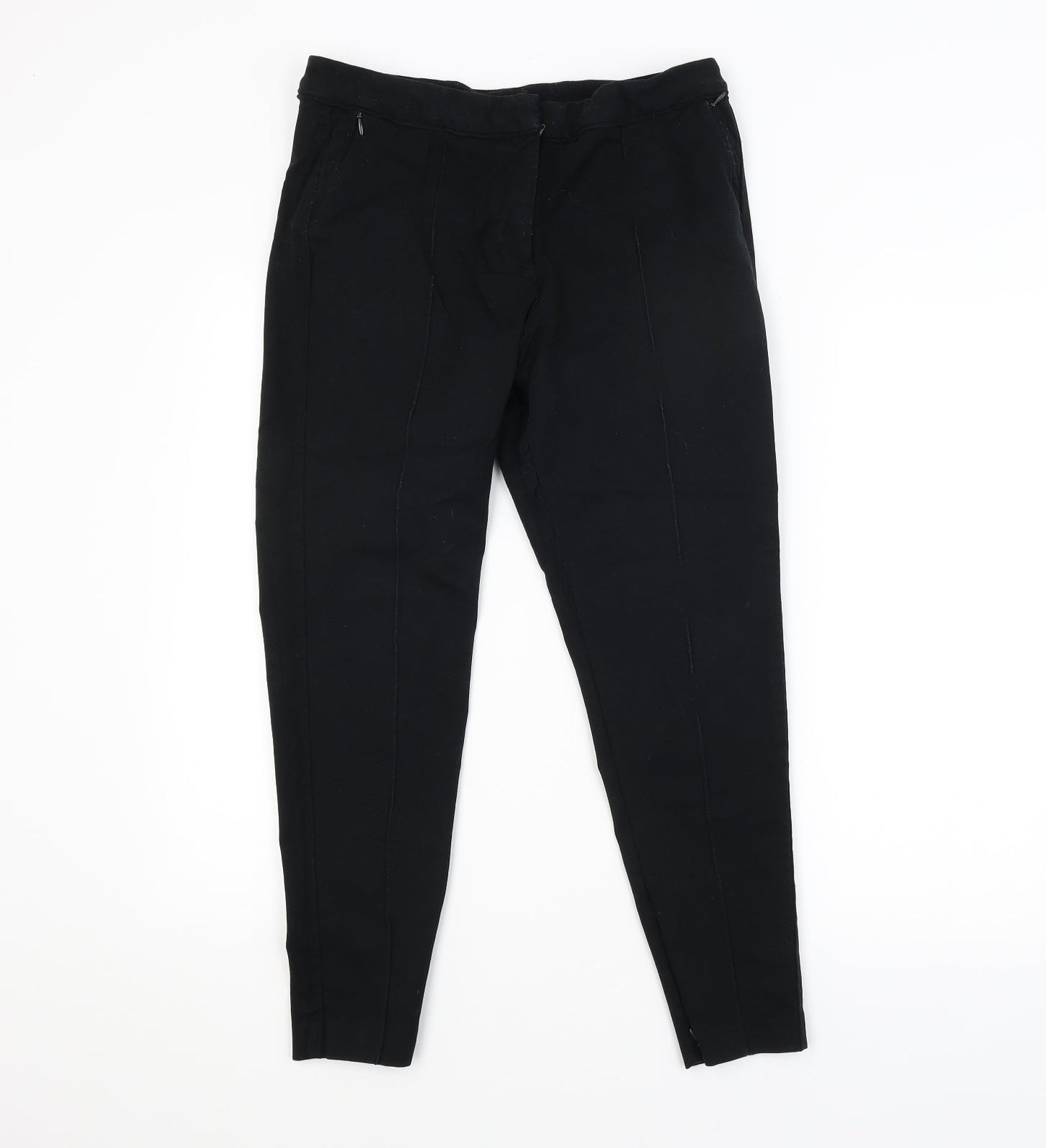 M&S Womens Black   Trousers   L26 in