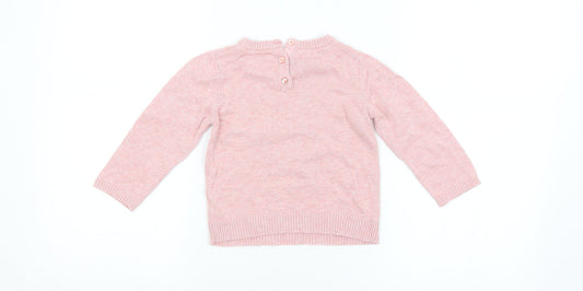 Young Dimension Girls Pink   Cardigan Jumper Size 12-18 Months