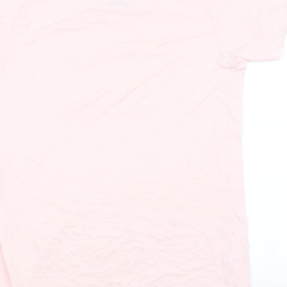 Preworn Womens Pink   Basic T-Shirt Size 10