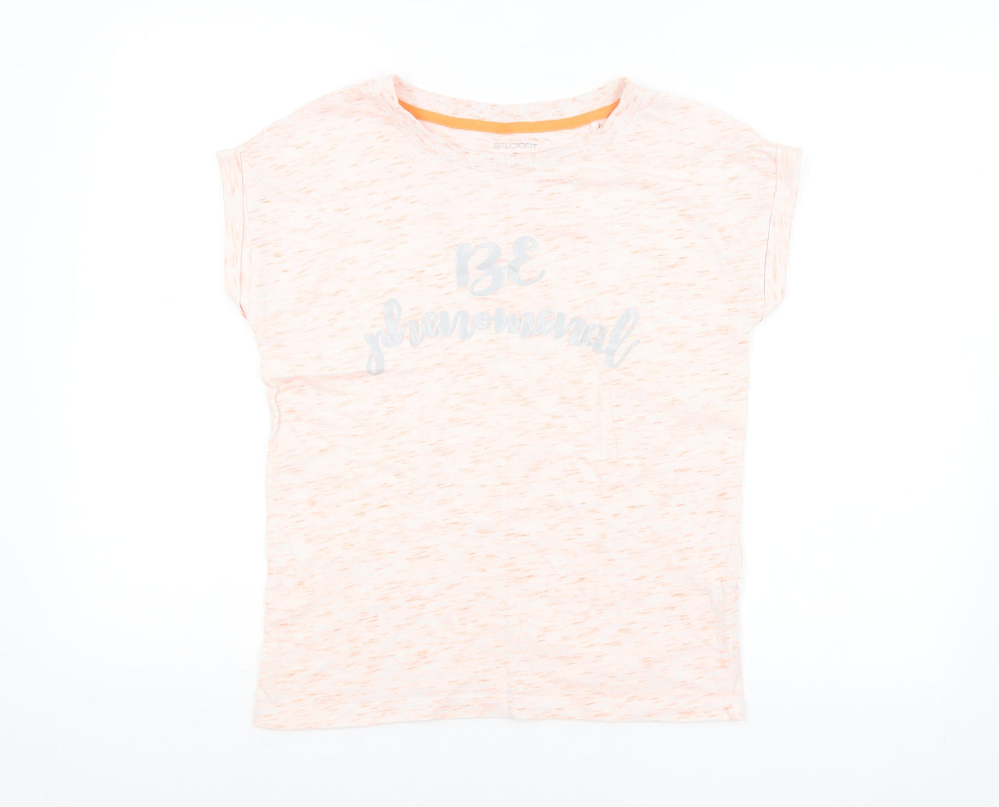 STUDIOFIT Womens Multicoloured   Basic T-Shirt Size S  - BE PHENOMENAL