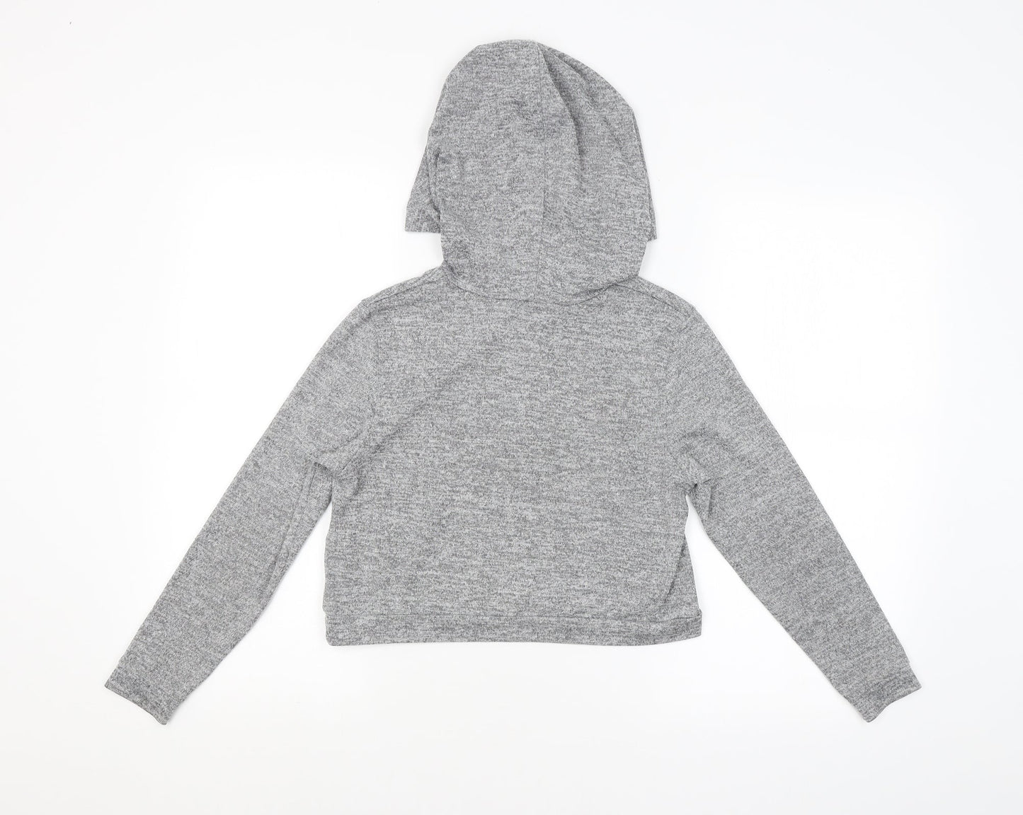 New Look Girls Grey   Pullover Hoodie Size 9 Years
