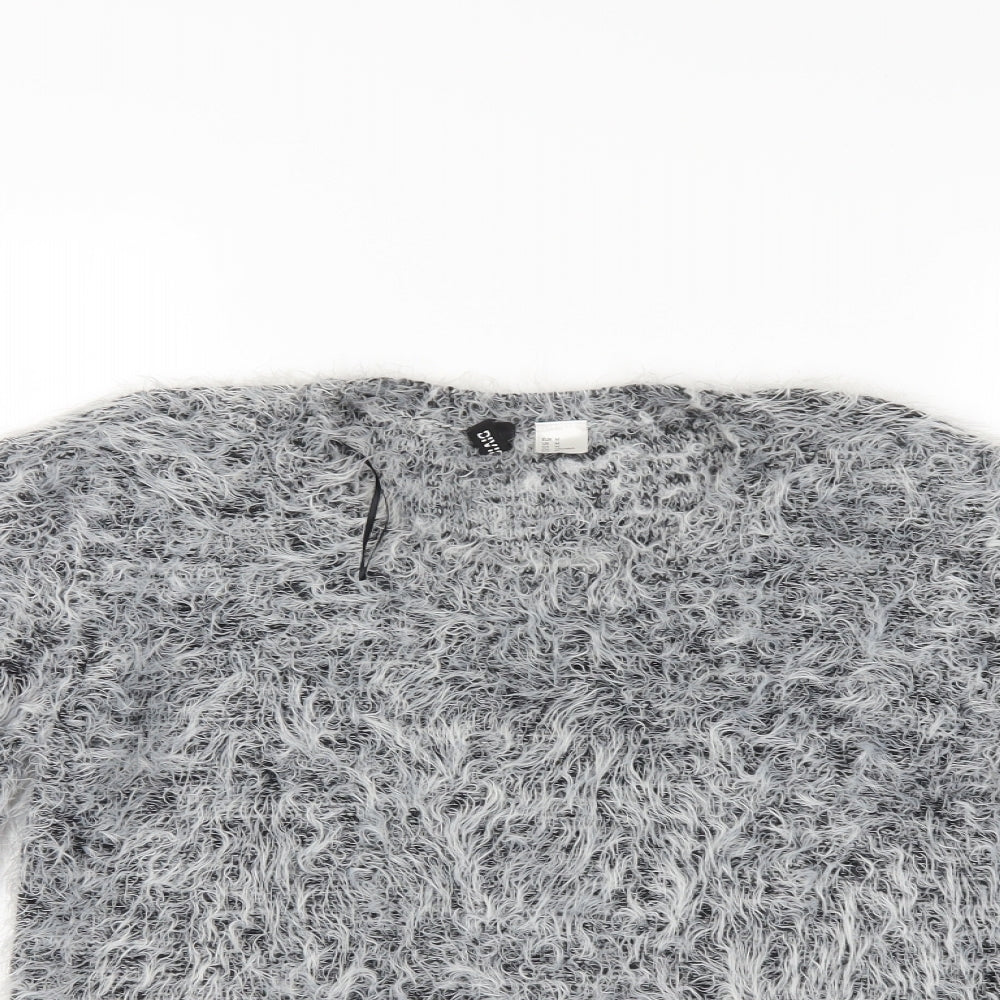 Divided Womens Grey   Pullover Jumper Size M