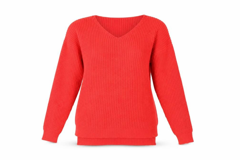 Primark Womens Orange   Pullover Jumper Size 14