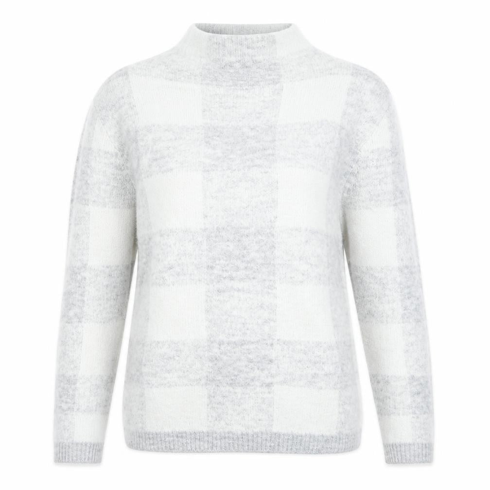 Peacocks Womens Grey  Knit Pullover Jumper Size S