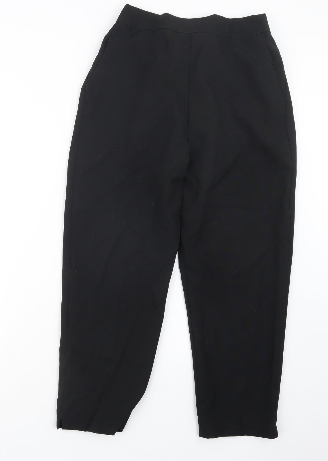 Preworn Womens Black   Trousers  Size 14 L24 in