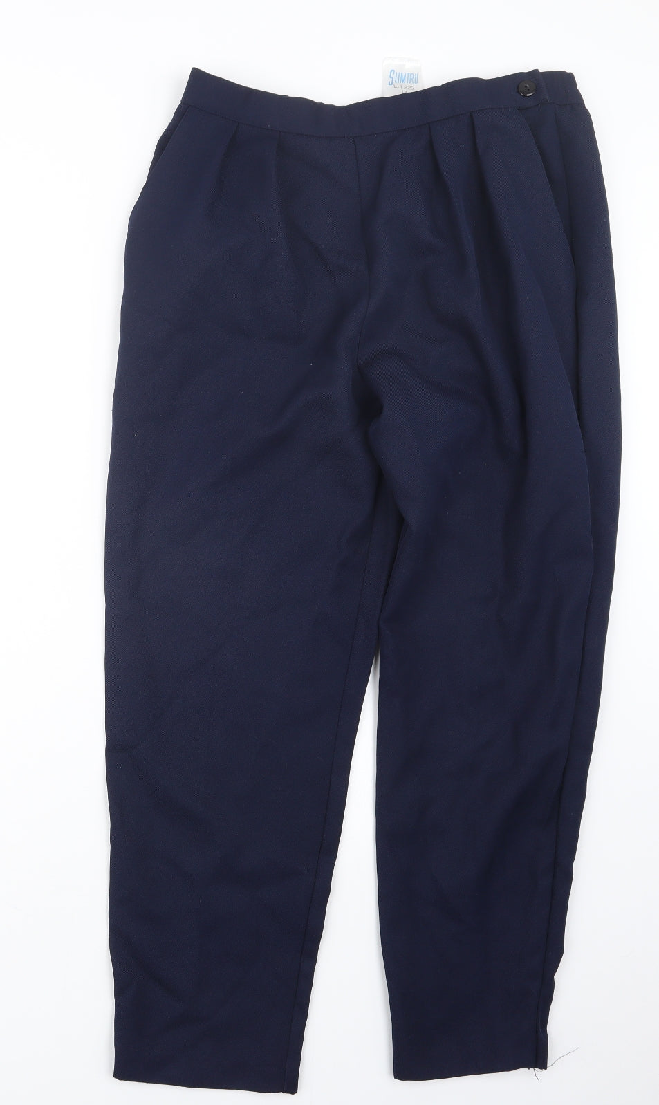 SLIMTRU Womens Blue   Trousers  Size 14 L27 in
