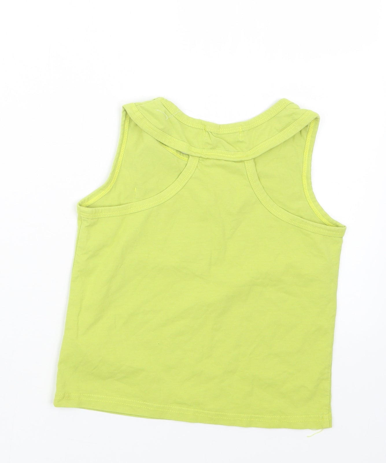 mud kingdom Girls Green   Basic Tank Size 6-7 Years