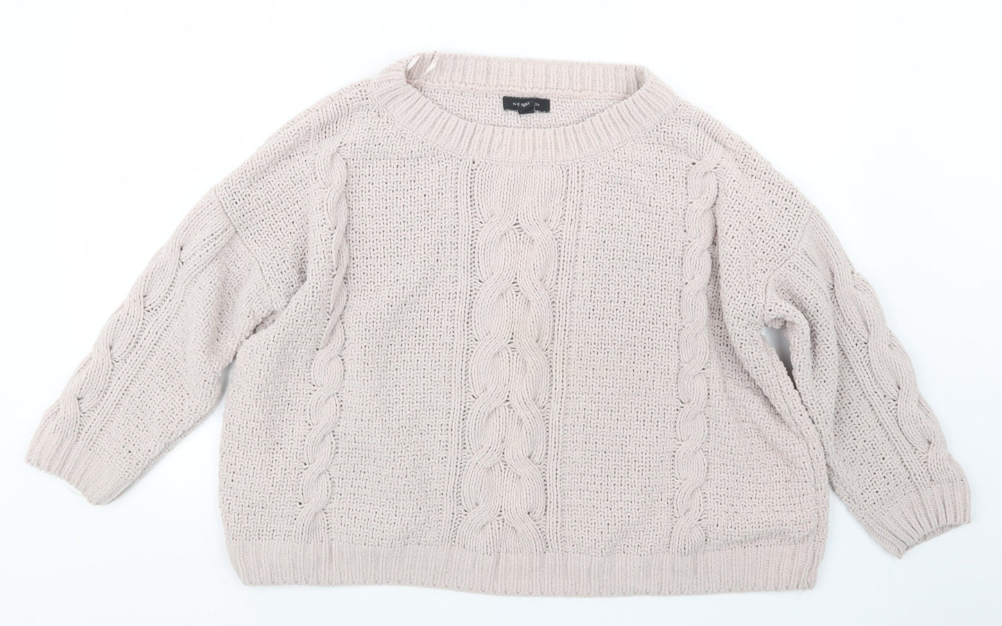 New Look Womens Pink   Pullover Jumper Size S