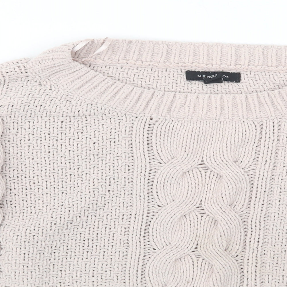 New Look Womens Pink   Pullover Jumper Size S