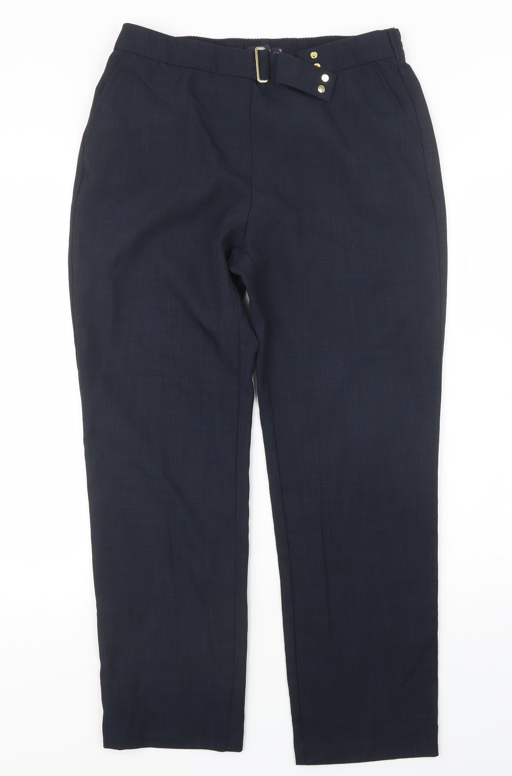 Marks and Spencer Womens Blue   Trousers  Size 12 L27 in