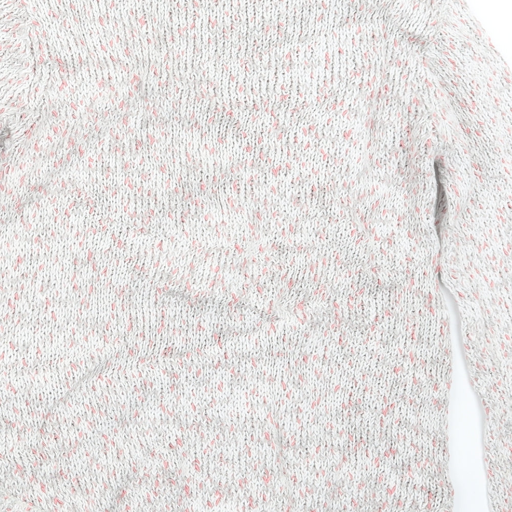 BHS Womens Grey  Knit Pullover Jumper Size 10