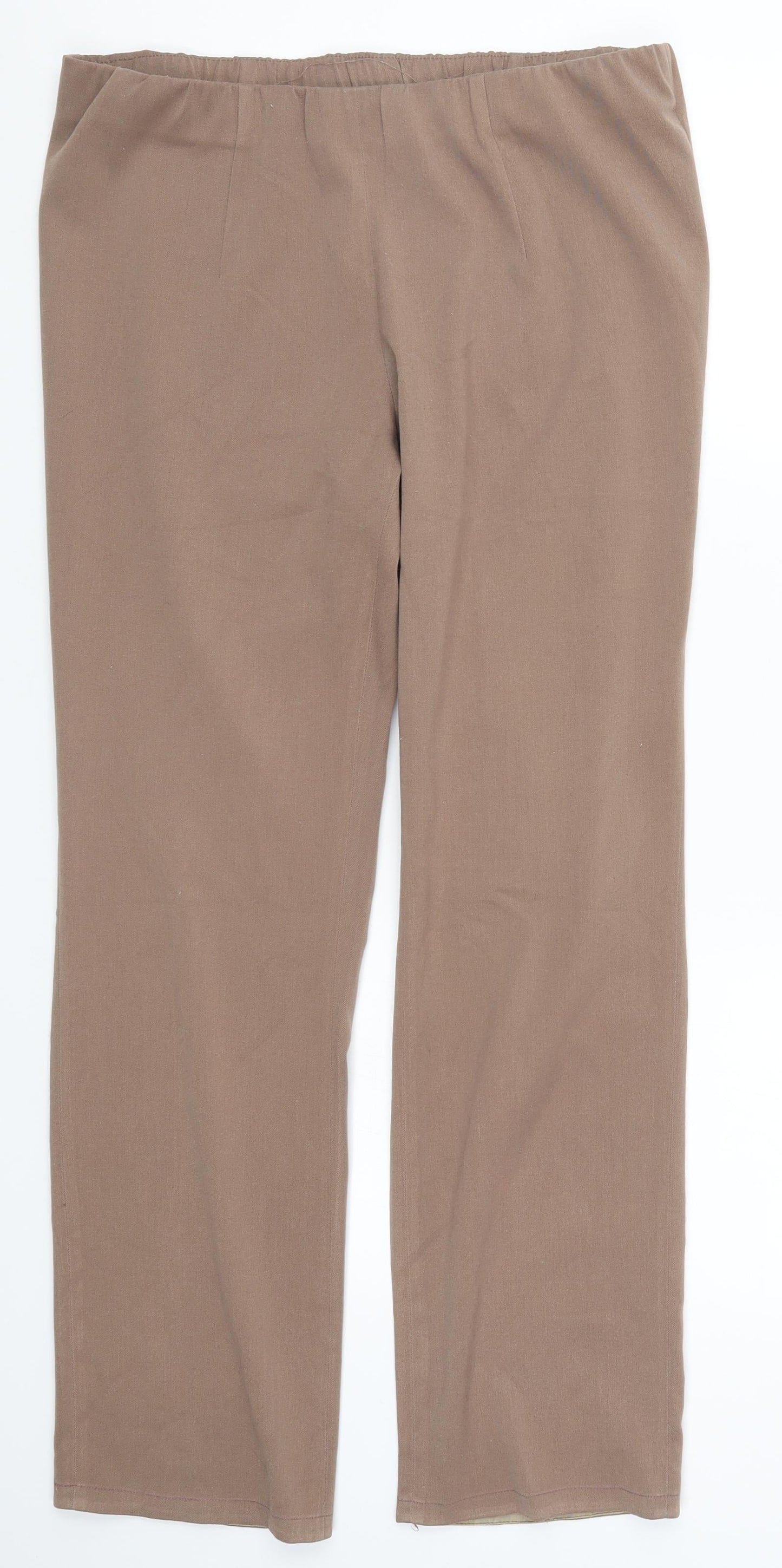 Preworn Womens Brown   Trousers  Size 34 in L29 in